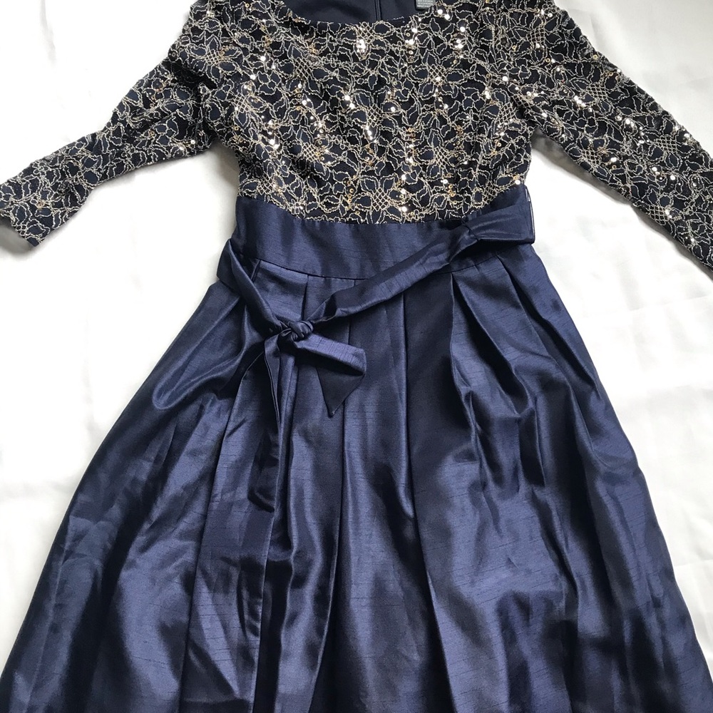 Gorgeous blue wedding dress